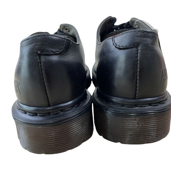 Mens ANSA | Black Leather Oxfords | LAM401ABK Size: 6.5 - Picture 4 of 10